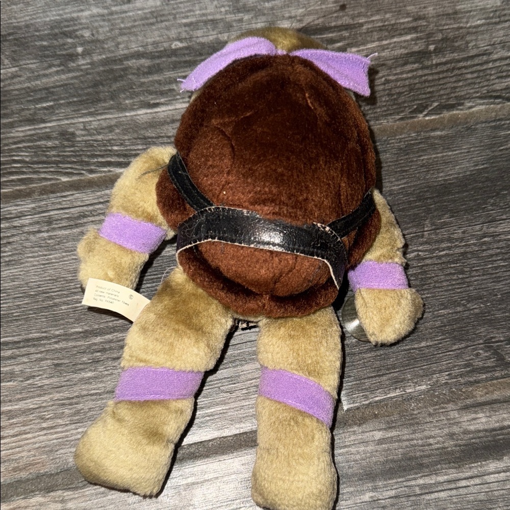 Teenage Mutant Ninja Turtles Plush Set vintage 1989 lot - Picture 3 of 6